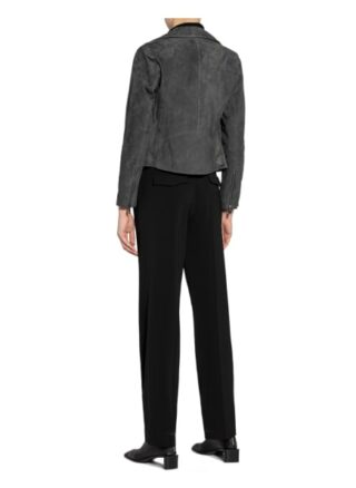 Reiss Luna Lederjacke, Grau