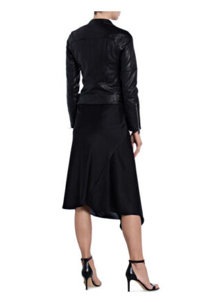 Reiss Tallis Lederjacke, Schwarz