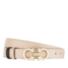 Salvatore Ferragamo Ledergürtel, Beige