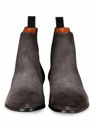 Santoni Chelsea-Boots, Grau