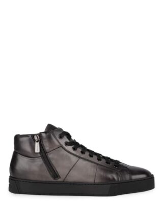 Santoni Gloria Hightop-Sneaker, Grau