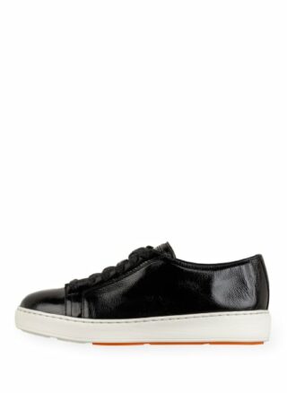 Santoni Plateau-Sneaker, Schwarz
