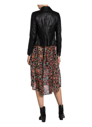 Schyia Lederjacke Eva, Schwarz