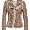 Schyia Luisa Lederjacke, Beige