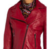 Schyia Mara Lederjacke, Rot