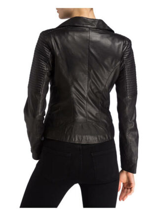 Schyia Mara Lederjacke, Schwarz