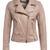 Schyia Viola Lederjacke, Beige