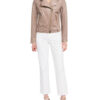 Schyia Viola Lederjacke, Beige