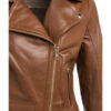 Schyia Viola Lederjacke, Braun