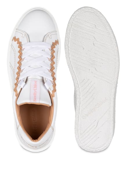 See By Chloé Plateau-Sneaker, Weiss