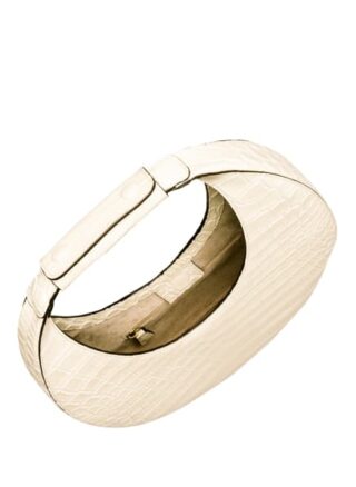 Staud Moon Handtasche, Beige