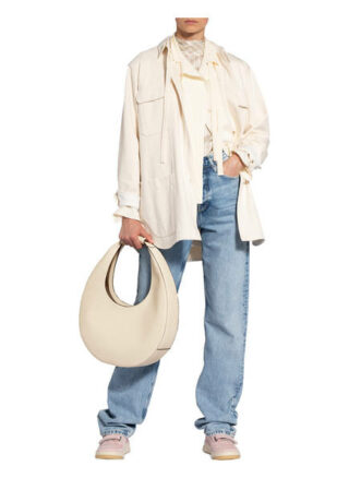 Staud Moon Large Handtasche, Weiss