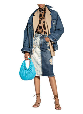Staud Soft Moon Bag Handtasche, Blau