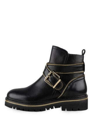 Steffen Schraut Biker Boots, Schwarz