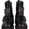 Steve Madden Hoofy Biker Boots, Schwarz