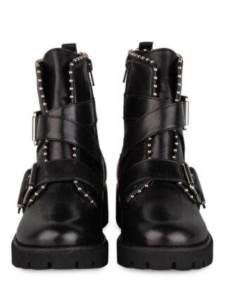 Steve Madden Hoofy Biker Boots, Schwarz