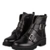 Steve Madden Hoofy Biker Boots, Schwarz