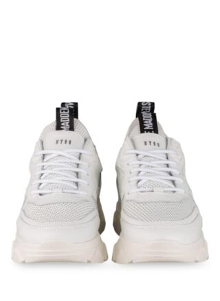 Steve Madden Pitty Plateau-Sneaker, Weiss