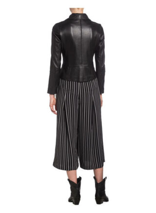 Ted Baker Mandyy Lederjacke, Schwarz