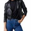 Tigha Lederjacke Forever Young, Schwarz