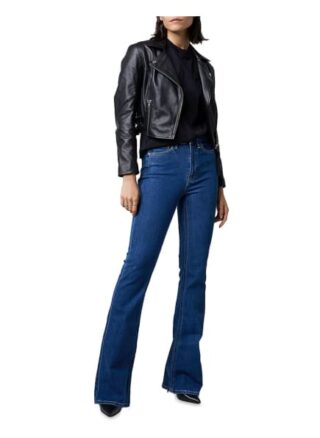 Tigha Lederjacke Forever Young, Schwarz