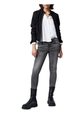 Tigha Lederjacke Timeless Racer, Schwarz