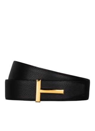 Tom Ford Ledergürtel zum Wenden, Braun
