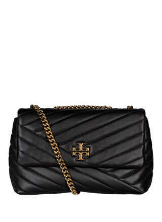 Tory Burch Kira Chevron Quilt Umhängetasche, Schwarz