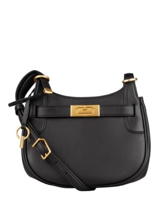 Tory Burch Lee Radziwill Umhängetasche, Schwarz