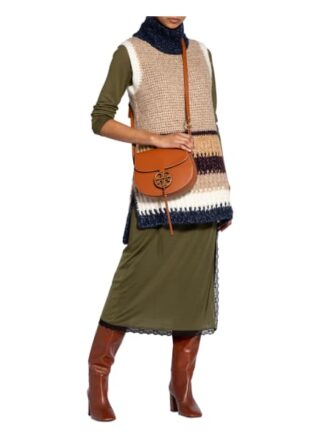 Tory Burch Miller Schultertasche, Braun