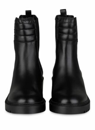 Unisa Greek Chelsea-Boots, Schwarz