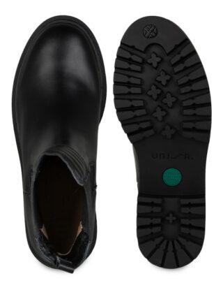 Unisa Greek Chelsea-Boots, Schwarz