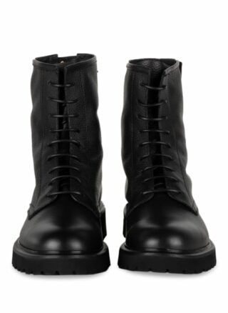 Woolrich Biker Boots, Schwarz