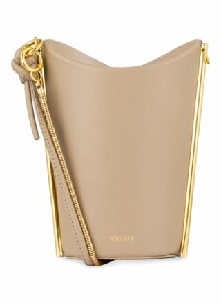 Yuzefi Pitta Mini Umhängetasche, Beige