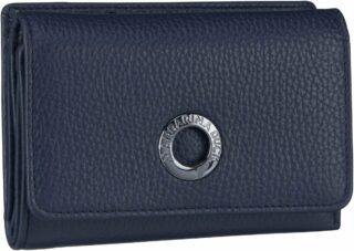 Mandarina Duck Mellow Leather Wallet FZP65 Geldbörse Damen, Blau