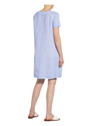 120%Lino Leinenkleid, Blau