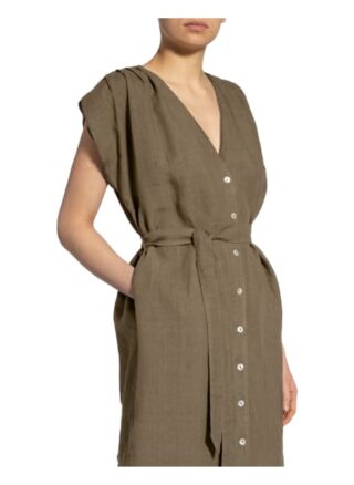120%Lino Leinenkleid, Grün