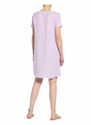 120%lino Leinenkleid Damen, Lila