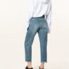 7 For All Mankind 7/8-Jeans, Blau