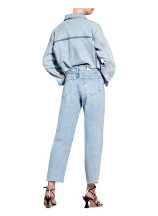 7 For All Mankind 7/8 Straight Leg Jeans Damen, Blau