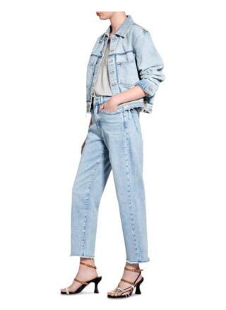 7 For All Mankind 7/8 Straight Leg Jeans Damen, Blau