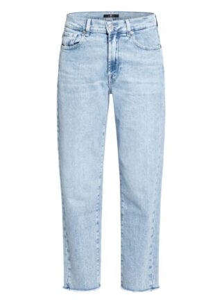 7 For All Mankind 7/8 Straight Leg Jeans Damen, Blau