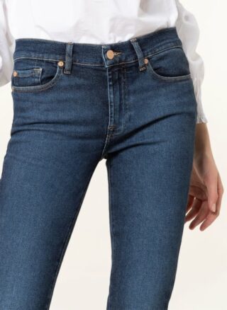 7 For All Mankind 7/8-Jeans Pyper Crop, Blau