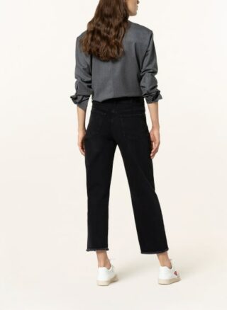 7 For All Mankind 7/8-Jeans, Schwarz