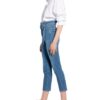 7 For All Mankind 7/8-Jeans Slim Paperbag, Blau