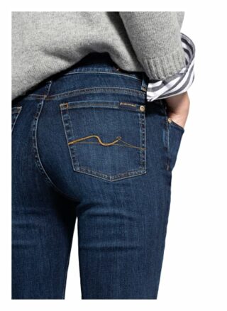 7 For All Mankind 7/8-Jeans The Straight Crop, Blau