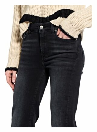7 For All Mankind 7/8-Jeans The Straight Crop, Schwarz