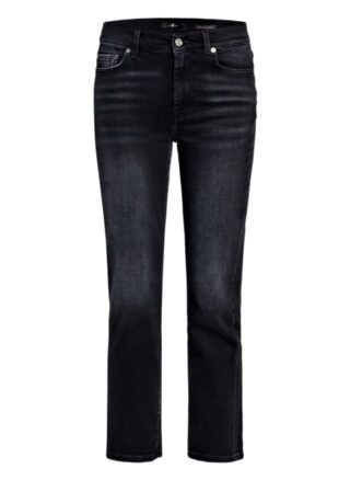 7 For All Mankind 7/8-Jeans The Straight Crop, Schwarz