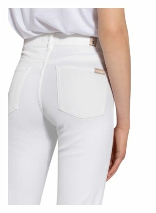 7 For All Mankind 7/8-Jeans The Straight Crop, Weiß
