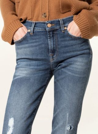7 For All Mankind 7/8-Straight Jeans The Straight, Blau